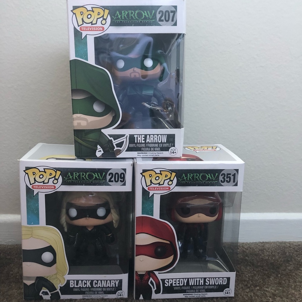 Arrow Funko Pop set
